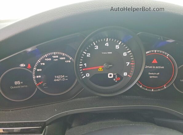 WP1AA2AY3LDA08266 2020 PORSCHE CAYENNE White Vista del cuadro de instrumentos