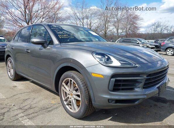 WP1AA2AY6MDA00132 2021 PORSCHE CAYENNE Gray Вид спереду