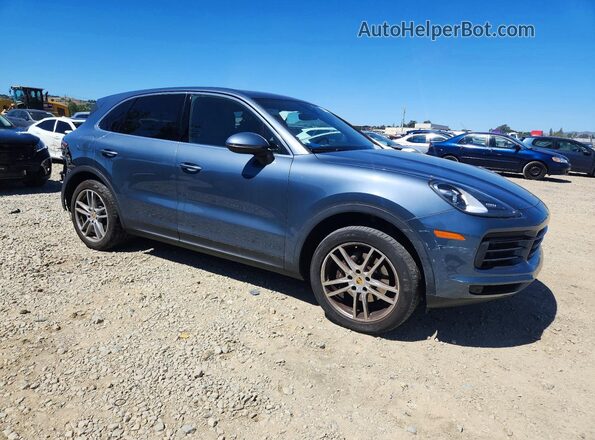 WP1AA2AY7KDA07331 2019 PORSCHE CAYENNE Синий Передняя правая четверть