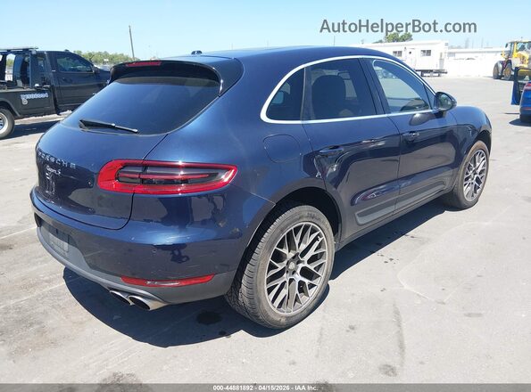 WP1AB2A50GLB55563 2016 PORSCHE MACAN Dark Blue Задняя правая четверть