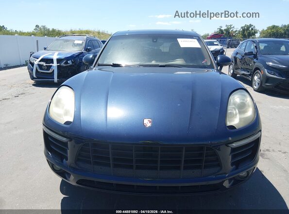 WP1AB2A50GLB55563 2016 PORSCHE MACAN Dark Blue Вид щитка приборов