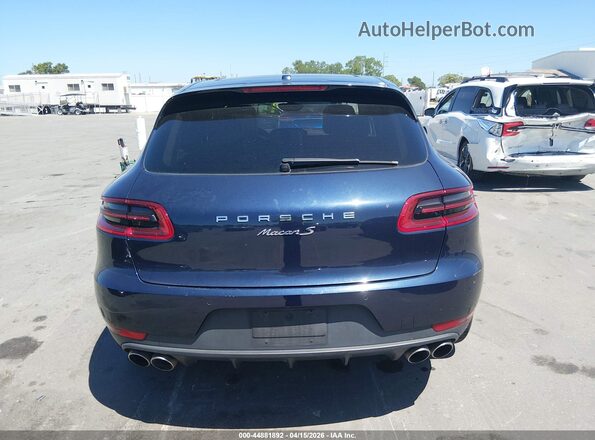 WP1AB2A50GLB55563 2016 PORSCHE MACAN Dark Blue 