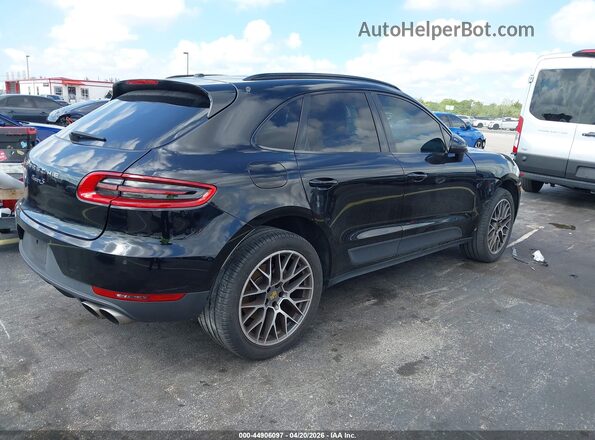 WP1AB2A55HLB20342 2017 PORSCHE MACAN Черный Задняя правая четверть
