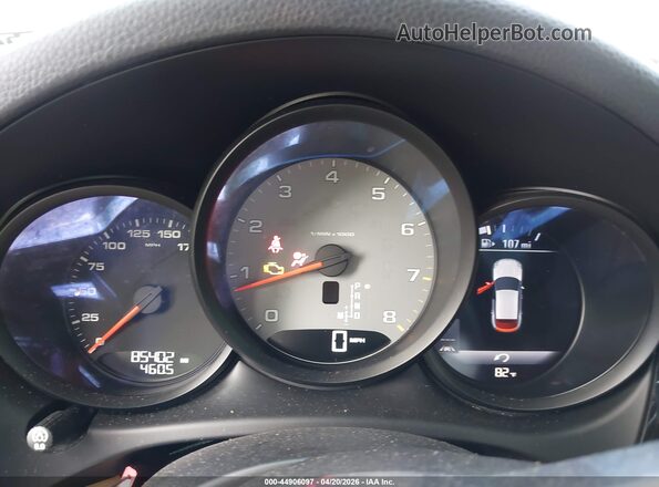 WP1AB2A55HLB20342 2017 PORSCHE MACAN Черный Вид задних сидений