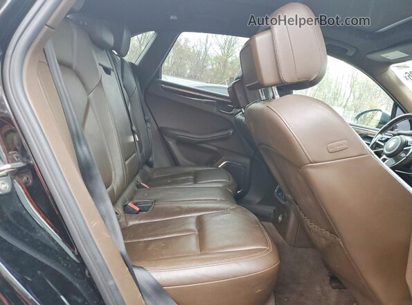 WP1AB2A58GLB49154 2016 PORSCHE MACAN Black უკანა სავარძლების ხედი