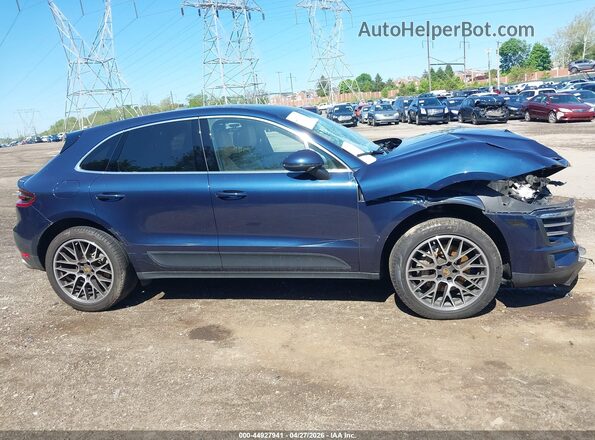 WP1AB2A59GLB51012 2016 PORSCHE MACAN Blue Панорамний вид салону 360°