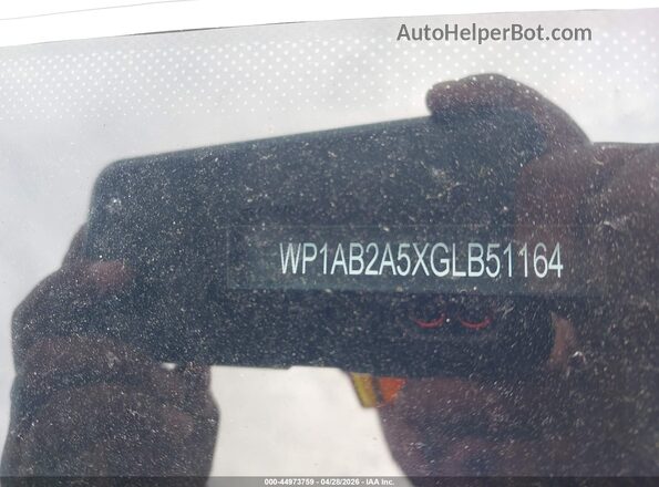 WP1AB2A5XGLB51164 2016 PORSCHE MACAN Gray ძრავის განყოფილების ხედი