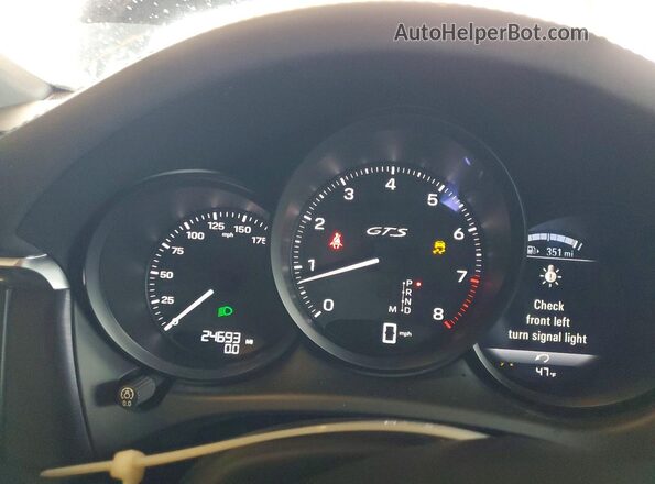 WP1AF2A51PLB56063 2023 PORSCHE MACAN Blue Widok zestawu wskaźników