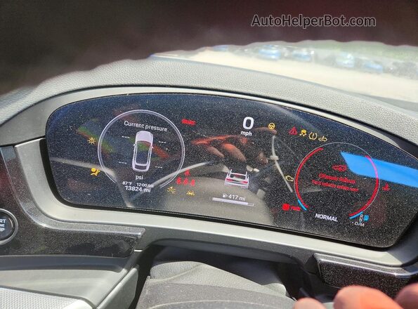 WP1BA2AY6RDA54574 2024 PORSCHE CAYENNE Белый Вид щитка приборов