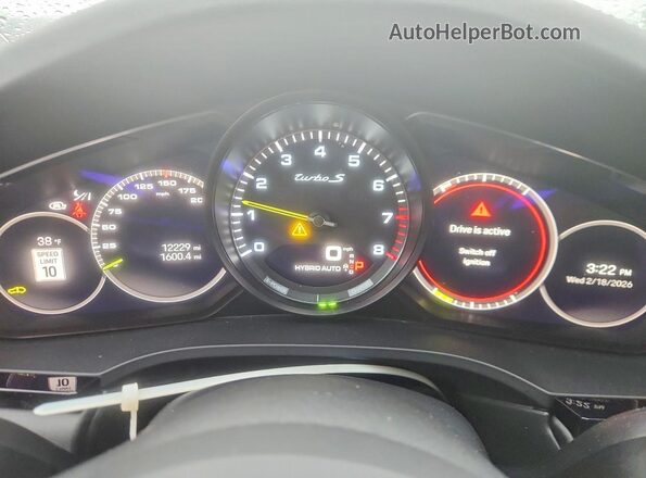 WP1BH2AYXPDA37138 2023 PORSCHE CAYENNE Черный Вид щитка приборов