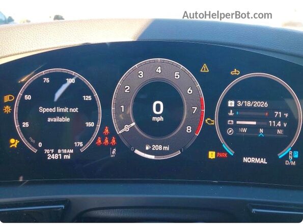 WP1BK2AY2RDA72499 2024 PORSCHE CAYENNE Black Widok zestawu wskaźników