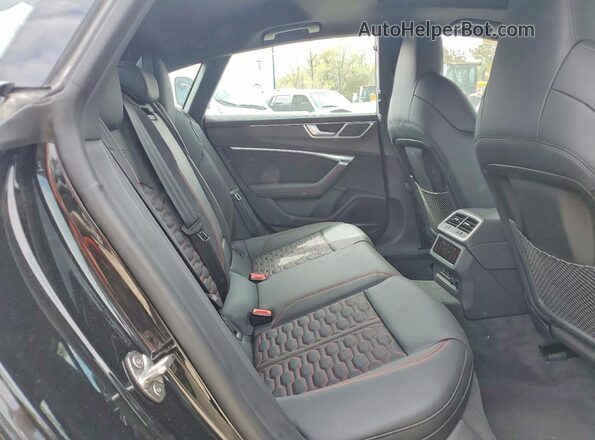 WUAPDBF22SN900530 2025 AUDI RS7 Black უკანა სავარძლების ხედი