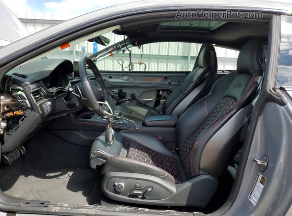 WUAPWAF56KA907213 2019 AUDI RS5 Gray Widok wnętrza z przodu