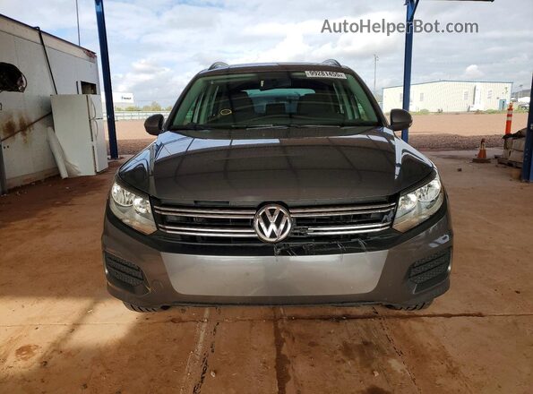 WVGAV7AX2JK002019 2018 VOLKSWAGEN TIGUAN Серый Вид спереди