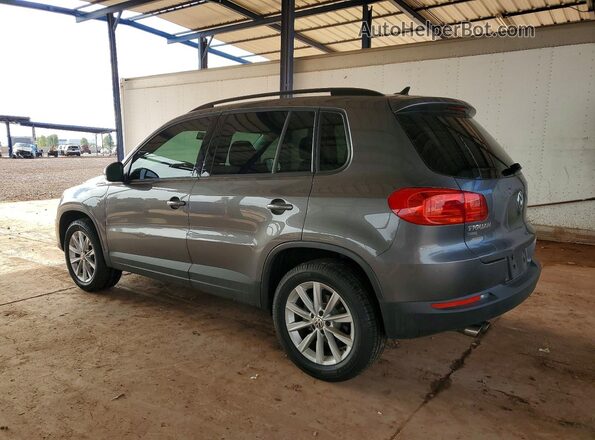 WVGAV7AX2JK002019 2018 VOLKSWAGEN TIGUAN Серый Задняя левая четверть