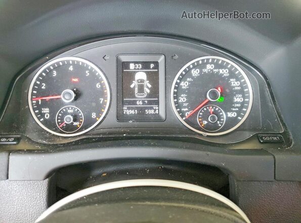 WVGAV7AX2JK002019 2018 VOLKSWAGEN TIGUAN Серый Вид щитка приборов