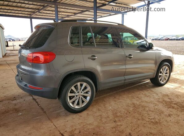 WVGAV7AX2JK002019 2018 VOLKSWAGEN TIGUAN Серый Задняя правая четверть