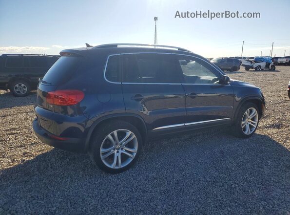 WVGAV7AX7GW534948 2016 VOLKSWAGEN TIGUAN Синий Задняя правая четверть
