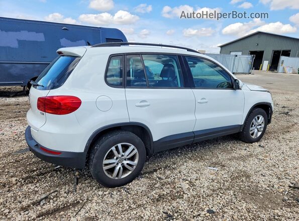WVGAV7AX9GW607205 2016 VOLKSWAGEN TIGUAN Белый Задняя правая четверть