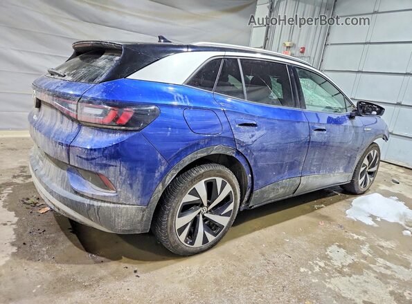 WVGDMPE28MP013547 2021 VOLKSWAGEN ID.4 Blue Rear right