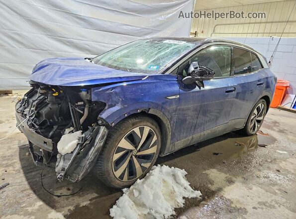 WVGDMPE28MP013547 2021 VOLKSWAGEN ID.4 Blue Front left