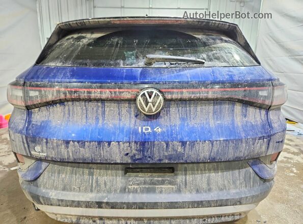 WVGDMPE28MP013547 2021 VOLKSWAGEN ID.4 Blue Rear view