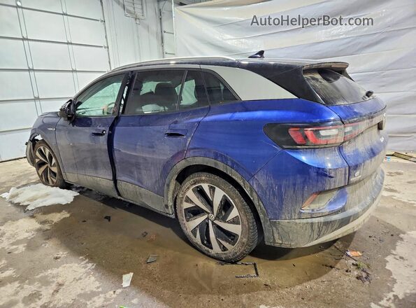 WVGDMPE28MP013547 2021 VOLKSWAGEN ID.4 Blue Rear left