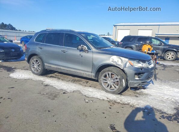 WVGEP9BP5GD005757 2016 VOLKSWAGEN TOUAREG Серый Передняя правая четверть