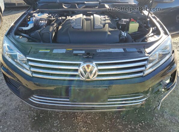 WVGEP9BP7GD005761 2016 VOLKSWAGEN TOUAREG Черный Вид подкапотного пространства