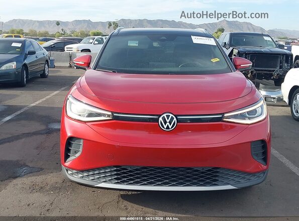 WVGKMPE22MP061701 2021 VOLKSWAGEN ID.4 Red Вид задньої частини салону