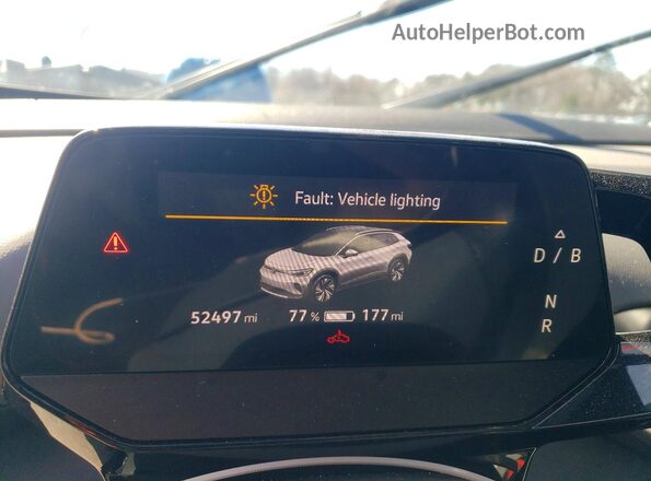 WVGKMPE28MP027052 2021 VOLKSWAGEN ID.4 Black Widok zestawu wskaźników