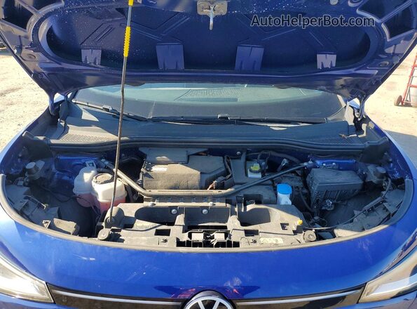 WVGTMPE29NP075178 2022 VOLKSWAGEN ID.4 Blue Вид підкапотного простору