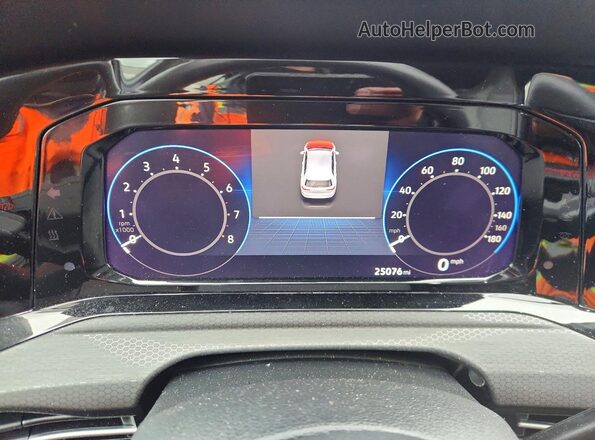 WVW3A7CD2RW151983 2024 VOLKSWAGEN GTI Blue Instrument cluster view