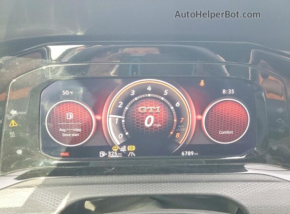 WVW9A7CDXPW202959 2023 VOLKSWAGEN GTI Белый Вид щитка приборов