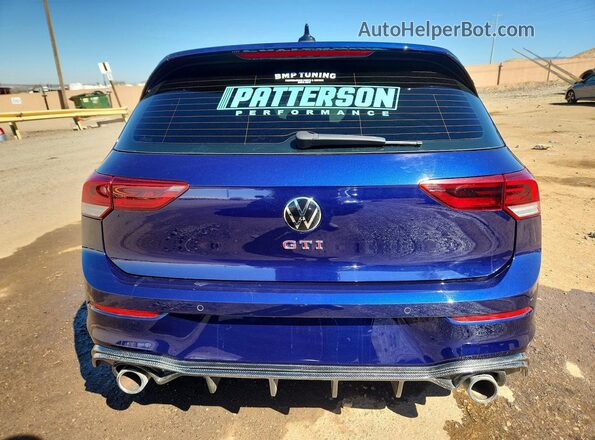 WVWH87CD2NW178631 2022 VOLKSWAGEN GTI Синий Вид сзади