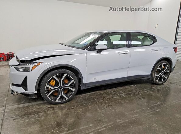 YSMET3KA7PL127846 2023 POLESTAR 2 Silver წინა მარცხენა ხედი სამი მეოთხედიდან