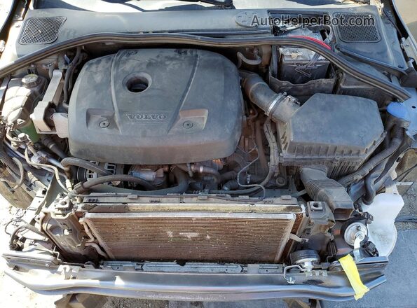 YV140MSL7J2391938 2018 VOLVO V60 Gray უკანა სალონის ხედი