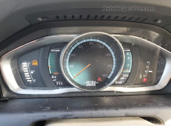YV440MDK0G2818635 2016 VOLVO XC60 Черный Вид щитка приборов