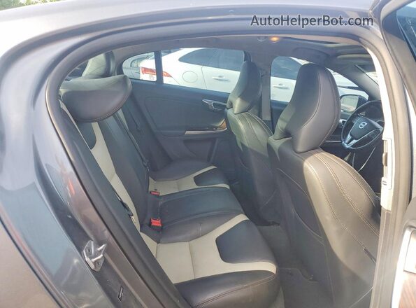 YV4612UM3G2000554 2016 VOLVO S60 Gray Вид задніх сидінь