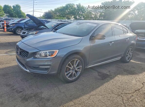 YV4612UM3G2000554 2016 VOLVO S60 Gray Передня ліва чверть