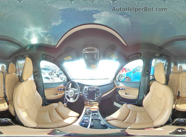 YV4A22PL2H1105782 2017 VOLVO XC90 White Widok wnętrza 360 stopni