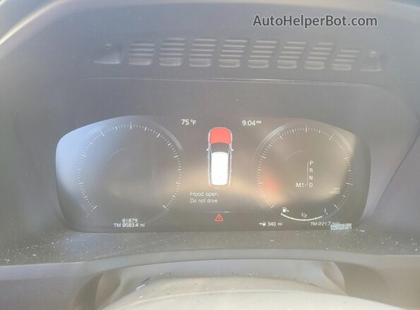YV4A22PL2J1206178 2018 VOLVO XC90 Бордовый Вид щитка приборов