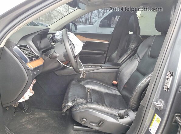 YV4A22PL2J1330659 2018 VOLVO XC90 Серый Вид салона спереди