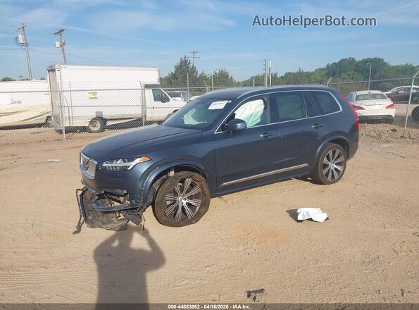 YV4A22PL4M1715340 2021 VOLVO XC90 Синий Передняя левая четверть
