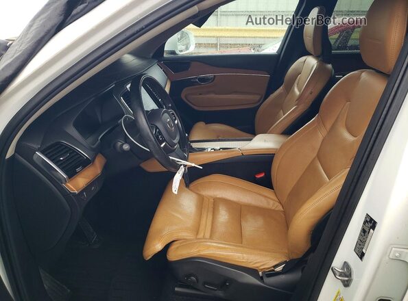 YV4A22PL8G1014580 2016 VOLVO XC90 White Vista interior delantera