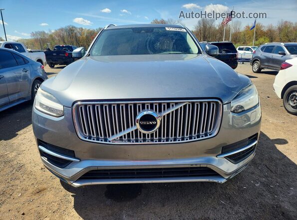 YV4A22PLXG1023295 2016 VOLVO XC90 Серебряный Вид спереди