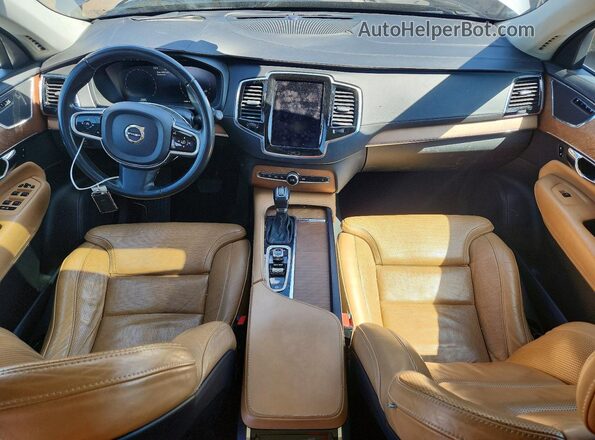 YV4A22PLXG1023295 2016 VOLVO XC90 Серебряный Вид панели приборов