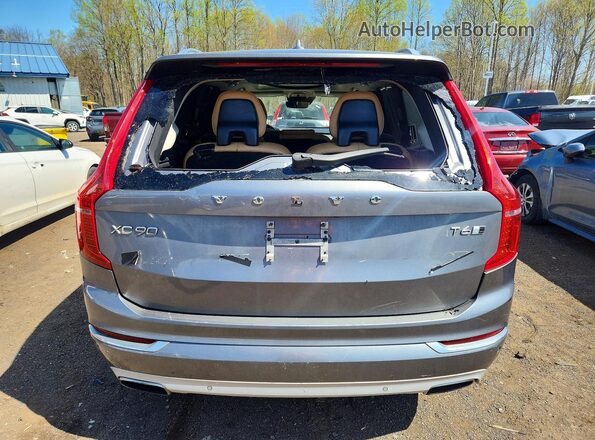 YV4A22PLXG1023295 2016 VOLVO XC90 Серебряный Вид сзади