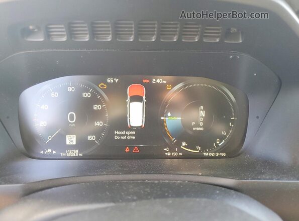 YV4BC0PLXH1120617 2017 VOLVO XC90 Gray Vista del cuadro de instrumentos