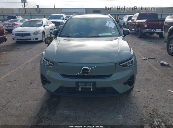 YV4ED3UL2P2956043 2023 VOLVO XC40 RECHARGE PURE ELECTRIC Green Սարքավորումների վահանակի տեսք